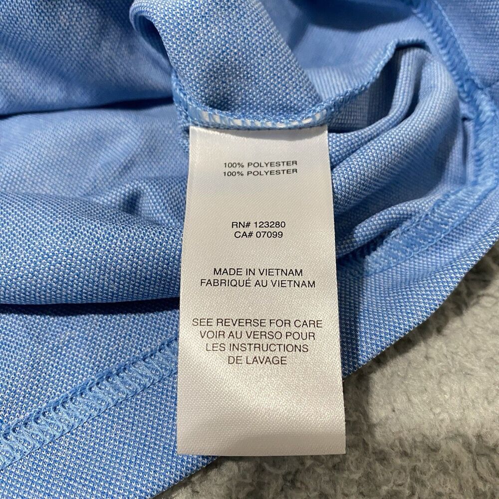 MaxLite Lighting Shirt Travis Mathew Mens Large Blue 1/4 Zip Employee Office NEW - Picture 11 of 11
